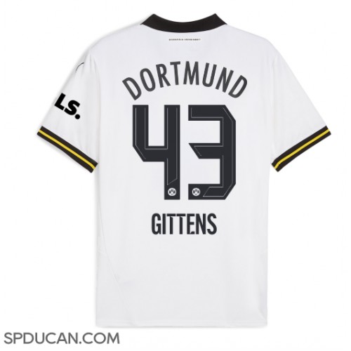 Muški Nogometni Dres Borussia Dortmund Jamie Bynoe-Gittens #43 Rezervni 2024-25 Kratak Rukav